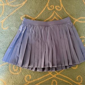 lululemon athletica Pleated Mini Skirt in Blue Gray
